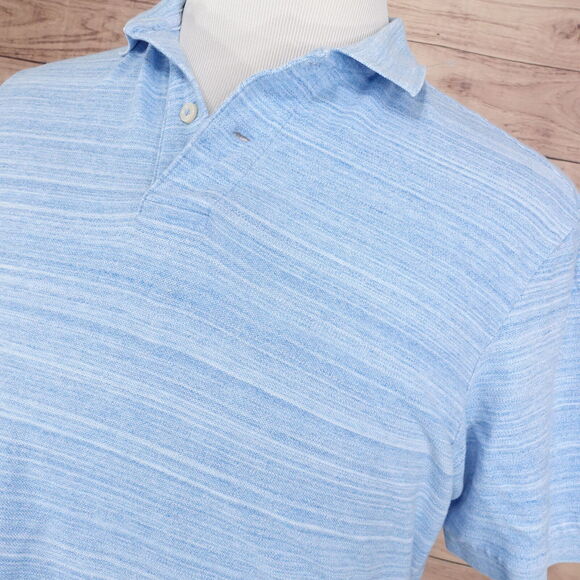 DANIEL CREMIEUX CLASSICS BLUE SHORT SLEEVE POLO SHIRT MENS SIZE M MEDIUM - Picture 2 of 6